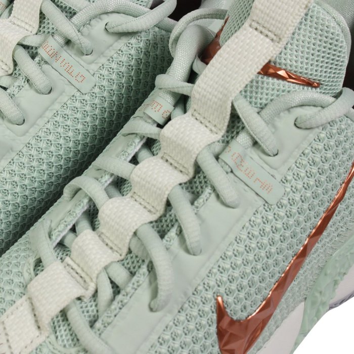 CodE= NIKE AMBASSADOR XIII 網布籃球鞋(翡翠綠玫瑰金)CQ9329-300