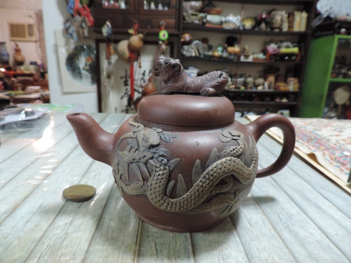 紫砂茶壺 臥虎蔵龍壺 宜興元坑紫砂 癸酉年1993年製 作家物 在銘 未使用美品 臥虎藏龍紫砂壺的價格推薦- 2025年7月| 比價比個夠BigGo