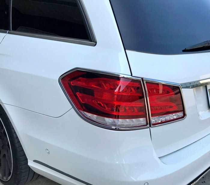 IDFR ODE 汽車精品 BENZ E W212 S212 WAGON 13-16 鍍鉻後燈框 電鍍尾燈框