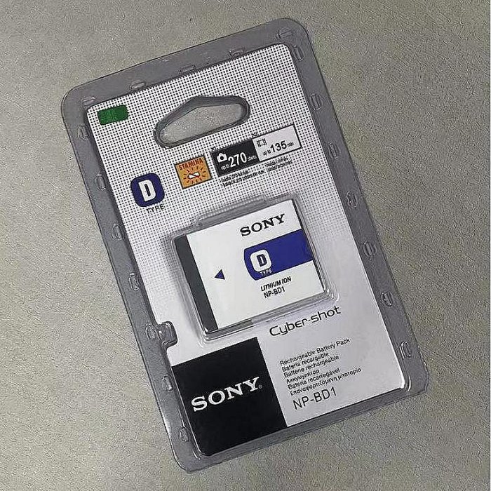 勝春朝】NP-BD1 索尼相機電池+ 充電器DSC-T77 T2 T200 T700 T900 T300