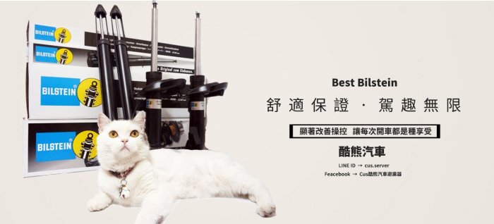 德國進口BILSTEIN倍適登B4避震器 黑筒 筒身VOLVO XC60 MK1 另有總成件可搭配EIBACH或H&R