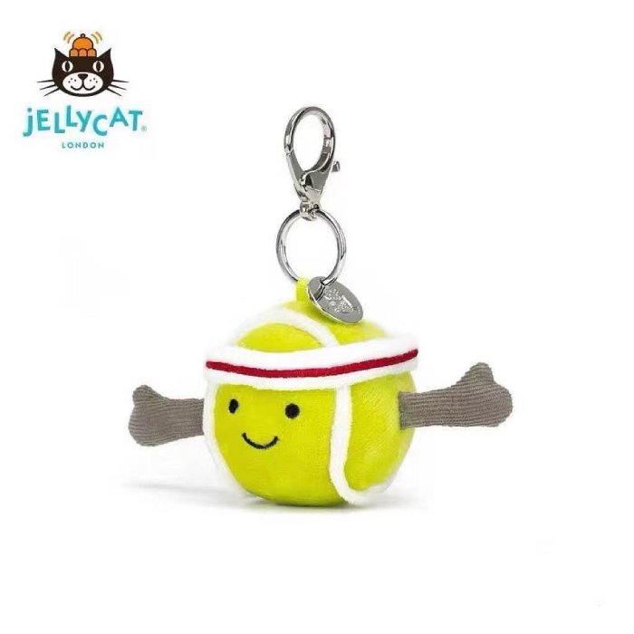 現貨英國jellycat趣味運動棒球包包掛飾毛絨玩具背包掛件畢業禮物公仔