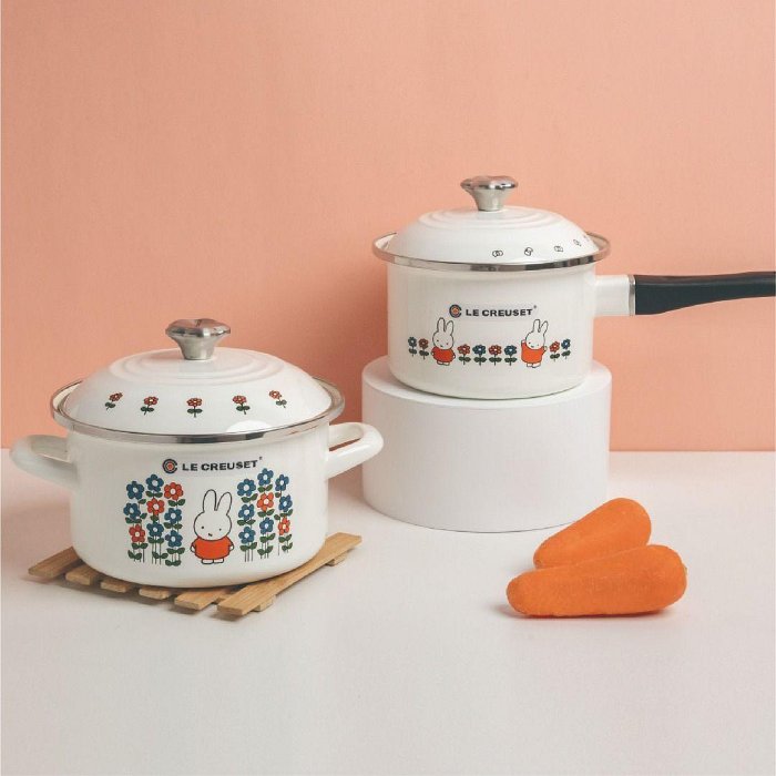 Le Creuset 米飛兔 Miffy 琺瑯便利湯鍋 單柄鍋 16cm 18cm