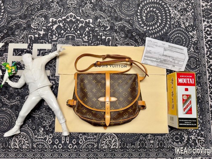 LV小號雙子星包完美品斜挎包中古包唯一編號：AR8