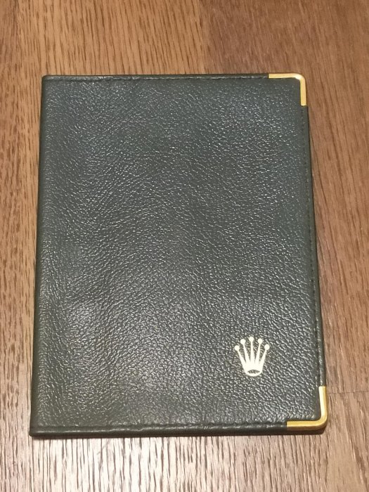 ROLEX勞力士真品牛皮高級皮夾