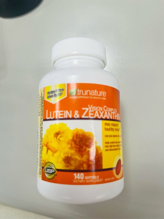 美國正版好市多 美國製trunature 葉黃素 lutein 效期2025/08 共有140錠 現貨