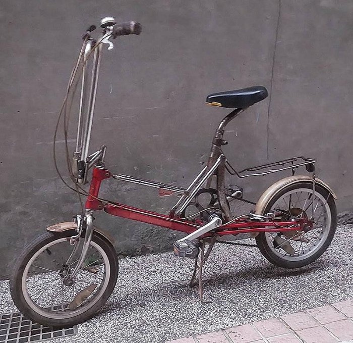 (二手)聖馬牌 SCOOMA 復古折疊腳踏車/摺疊自行車車/小折(限自取不寄送)