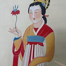 张大千 仕女 中堂画 70×173cm 张大千 仕女 中堂画 70×173cm 張大千仕女| Zhang Daqian (Chang Dai
