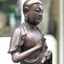佛像古董，「大明宣德年製」在銘，高2⃣️9⃣️cm，重3800克 A monumental gilt-bronze figure of Panjarnata Mahakala, Mark