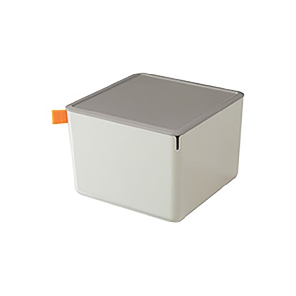 得力Deli XDOMO收納盒淺灰 212x212x153mm NO.XDM13