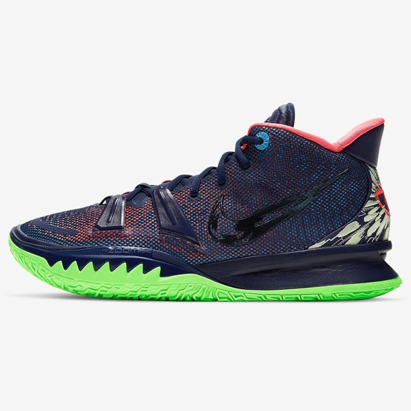 NIKE Kyrie 7 EP 男鞋籃球厄文包覆抓地力Air Zoom 緩震藍【運動世界