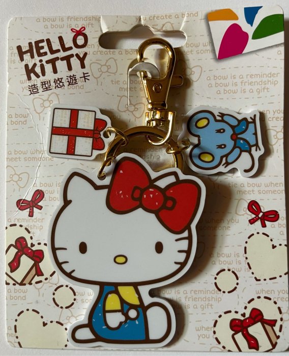 Kitty悠遊卡 凱蒂貓造型吊飾悠遊卡 凱蒂貓悠遊卡 凱蒂貓愛金卡 凱蒂貓一卡通 三麗鷗悠遊卡 三麗鷗一卡通 凱蒂貓經典造型悠遊卡 凱蒂貓絕版悠遊卡