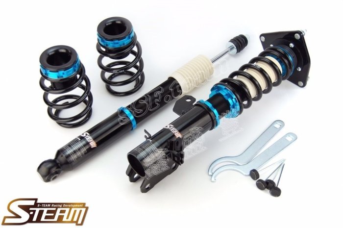 鑫盛豐【S-TEAM 高低軟硬可調避震器 / SUBARU  IMPREZA WRX GC8 專用 】