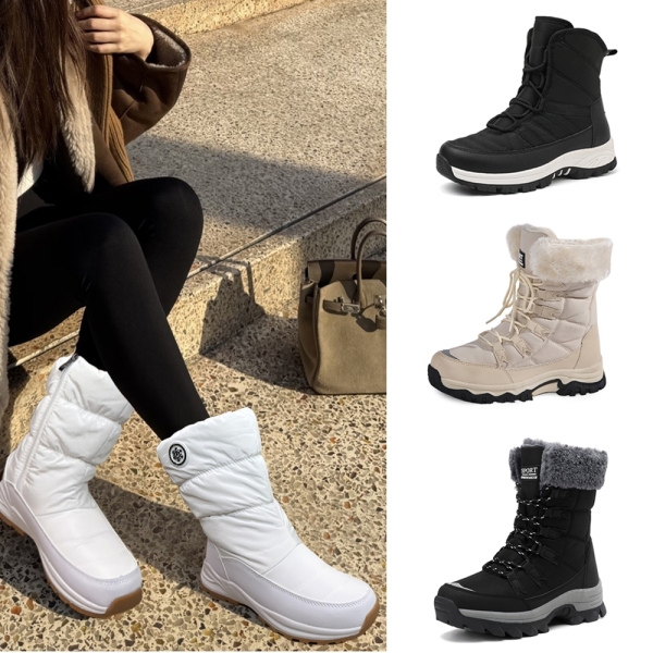 【現貨】禦寒保暖防潑水中筒雪靴(多款任選)＊an.an