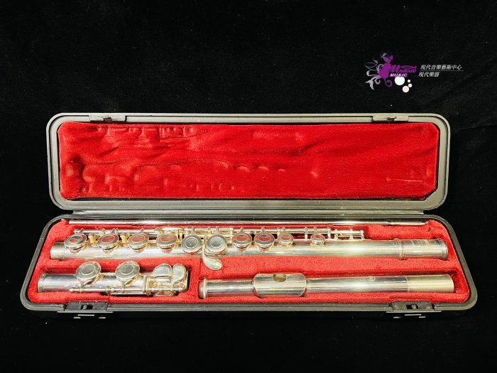 【現代樂器】暫售！中古美品 二手 YAMAHA F100SII Flute 長笛 日本製造 附原廠長笛盒 長笛袋 金屬通條