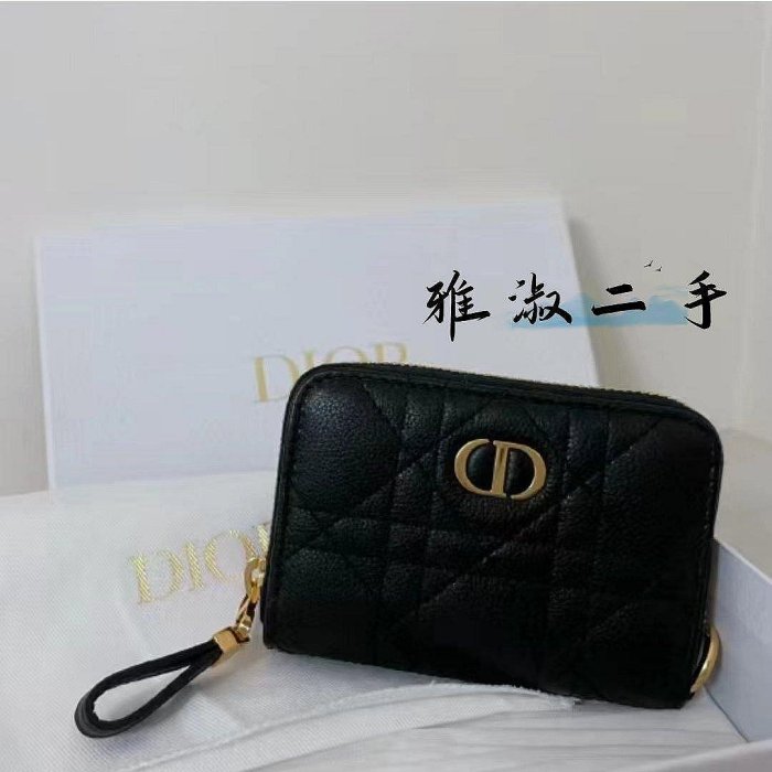 二手歐洲購DIOR 迪奧 DIOR CARO 可拆卸卡夾 零錢包 卡包 錢包 女包