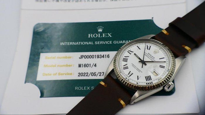 【美好時光】停產逸品ROLEX 1601罕見buckley印刷大羅馬面盤美品!RSC洗油保養完成!( 16014 16234參考)
