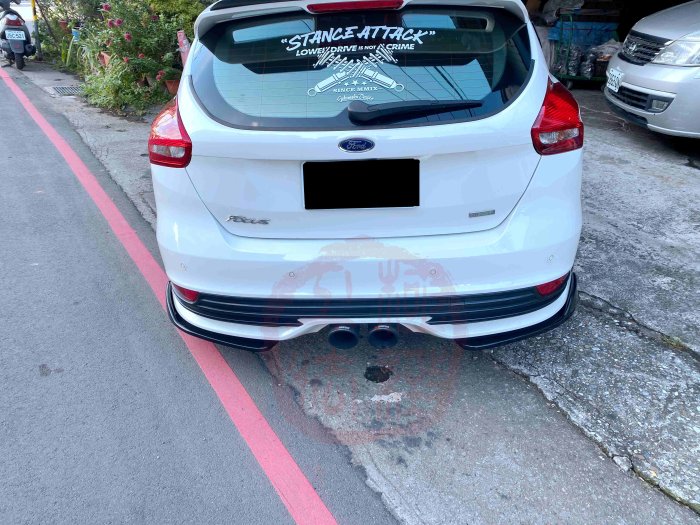 FOCUS MK3.5 ST後保用 兩片式 後下巴定風翼 後定風翼 蘆洲