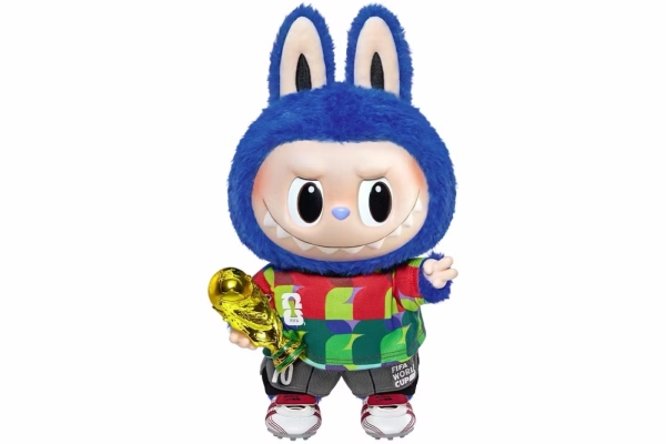 POPMART 泡泡瑪特 LABUBU × FIFA系列 Catch the Win 搪膠毛絨 公仔 拉布布 大娃