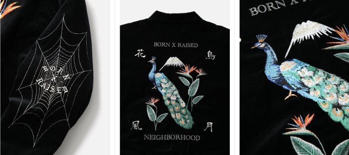 ジャケット・アウター NEIGHBORHOOD Born Raised Souvenir Jacket NH X BORN & RAISED . SOUVENIR JACKET