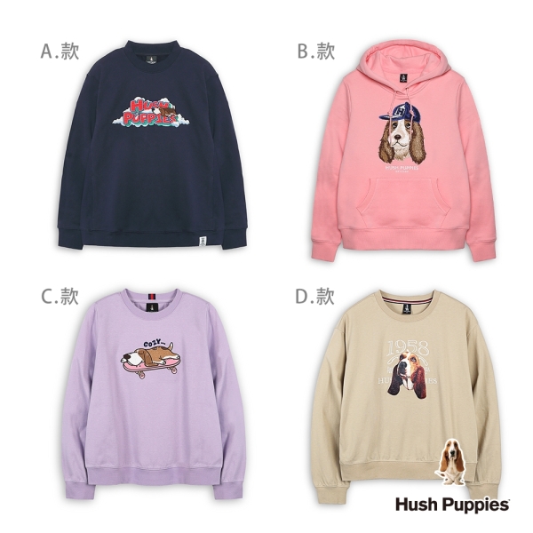 【時時樂限定】Hush Puppies 上衣 男女裝品牌人氣長袖上衣 (多款任選)