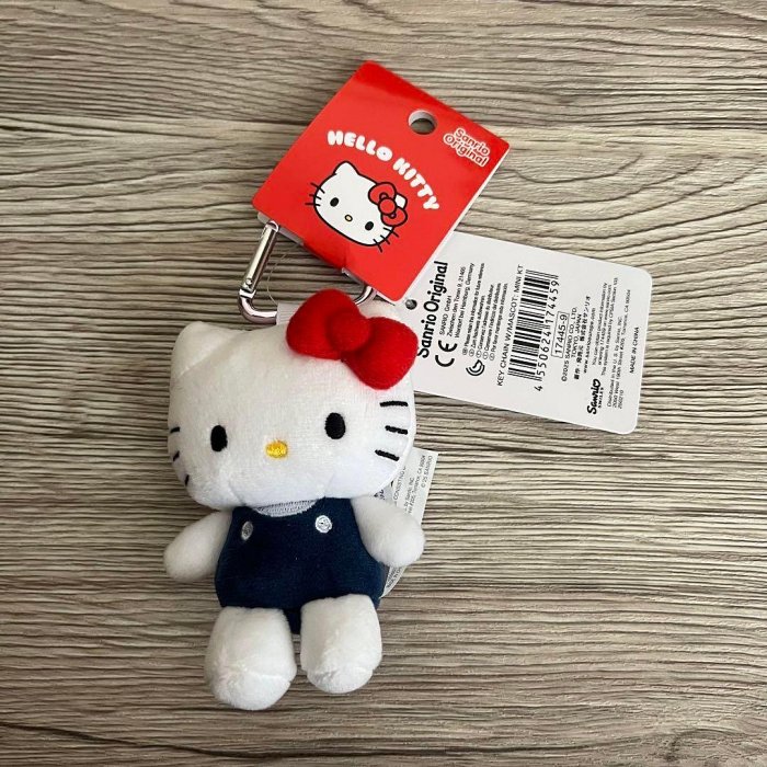 ＊日式雜貨館＊日本正版 日本三麗鷗 限量款 曬黑款 KITTY 拉鍊包掛飾 收納包 黑臉系列 澀谷辣妹KT 愛心扣環 長腿凱蒂貓 玩偶吊飾