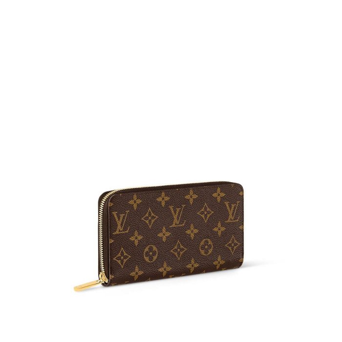 Louis Vuitton LV 路易威登 ZIPPY 新版經典老花拉鍊長夾/手拿包 M42616