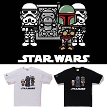 A bathing ape bape x Star Wars BOBA FETT tee 星際大戰第一軍團白色