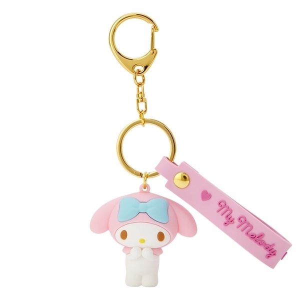 【震撼精品百貨】My Melody 美樂蒂~日本SANRIO三麗鷗美樂蒂 立體矽膠造型鑰匙圈*10279