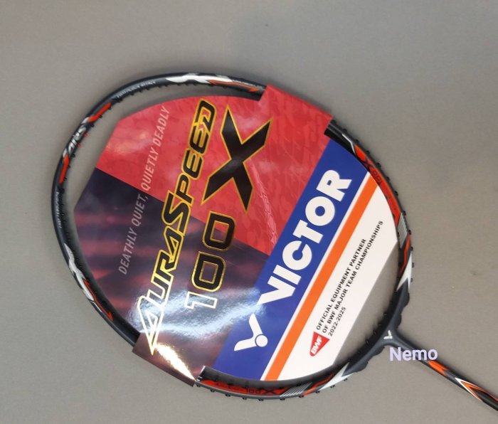 VICTOR 勝利 AURASPEED 100X【ARS-100X】神速 羽球拍 王子維戰拍