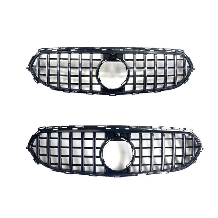 適用于賓士E級中網W213改裝GT中網立標行政版格柵水箱罩2021款