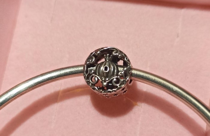 pandora 仙履奇緣 午夜南瓜 吊飾 串珠 S925 潘朵拉