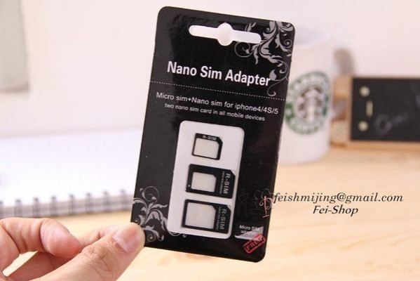 #【妃小舖】新款iphone5 sim 還原卡套 蘋果iphone4 4s卡槽 卡套3片套裝 Iphone5S nano sim