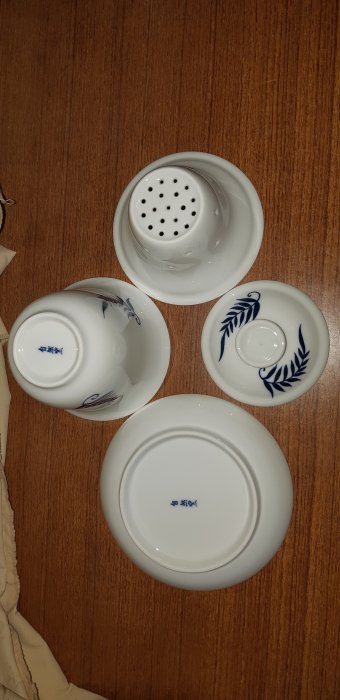 自然窯玉露濾杯手繪青花瓷全新品相優| Yahoo拍賣