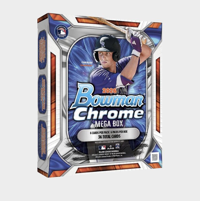 [預購] 2026 Bowman Chrome Mega Box 全新未拆一盒 拼村上宗隆 岡本和真 RC 大谷翔平