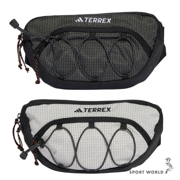 Adidas 腰包 斜背小包 TERREX 防潑水 黑/白【運動世界】JJ1480/JD3433
