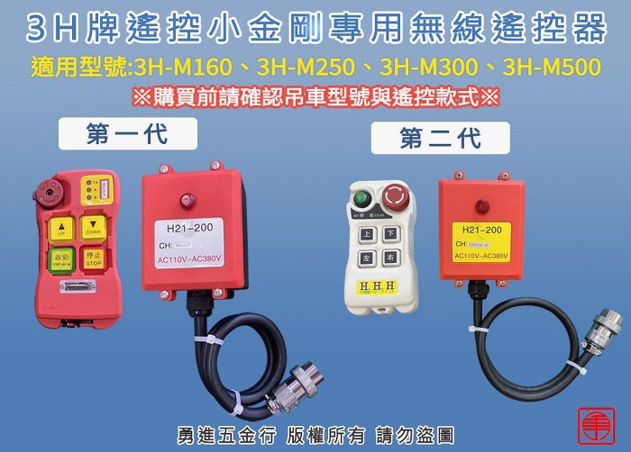 3H牌無線遙控器 小金鋼遙控器 天車遙控器 遙控器 無線控制器 小金鋼吊車 小金剛無線遙控器
