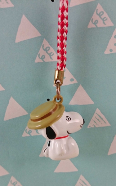 【震撼精品百貨】史奴比Peanuts Snoopy ~手機吊飾 咖啡色帽子