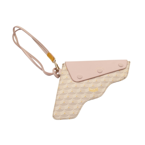 Faure Le Page 馥瑞樂爵 Calibre Pochette 18 腕帶包 手提包 粉色 Ecailles帆布 【二手名牌BRAND OFF】
