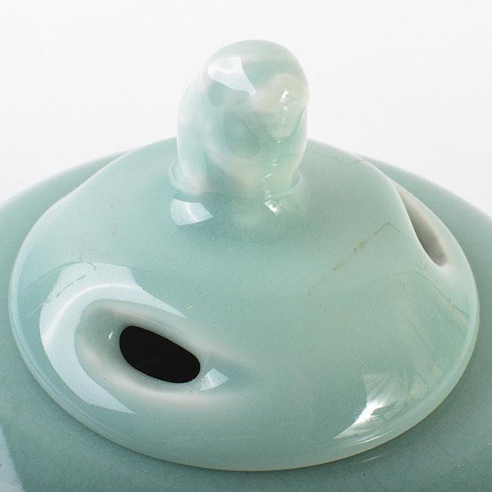 茶道具板谷波山作青磁三足香爐共布共箱MR6770 | Yahoo拍賣