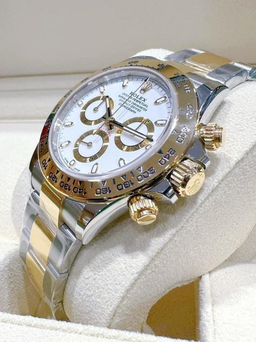 ROLEX 勞力士 Daytona 半金白面迪通拿 116503   二手美品