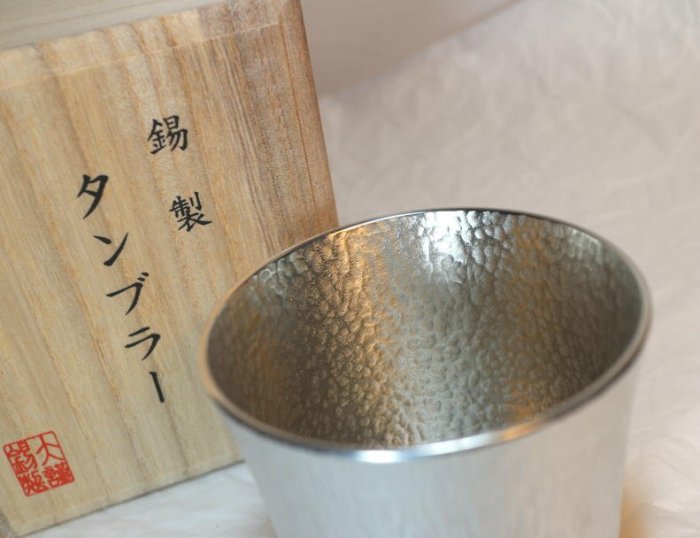OSAKA SUZUKI~日本製造~tf2~大阪錫器~24-2-1~310ml~酒杯~錫杯~錫製品