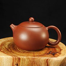 桑園の】精品紫砂壺朱泥西施壺細膩滑順泡茶壺底銘(委託品) Q 8144 A19