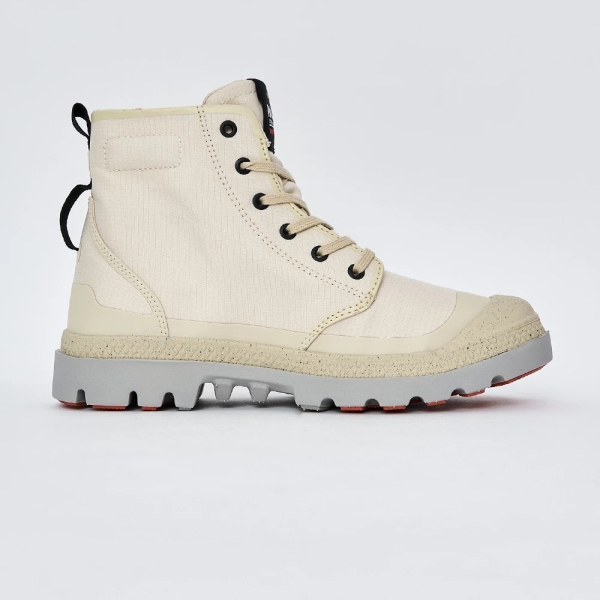 PALLADIUM PAMPA RCYL L+ WP+ 中性款米色高筒防潑水穿搭休閒休閒鞋