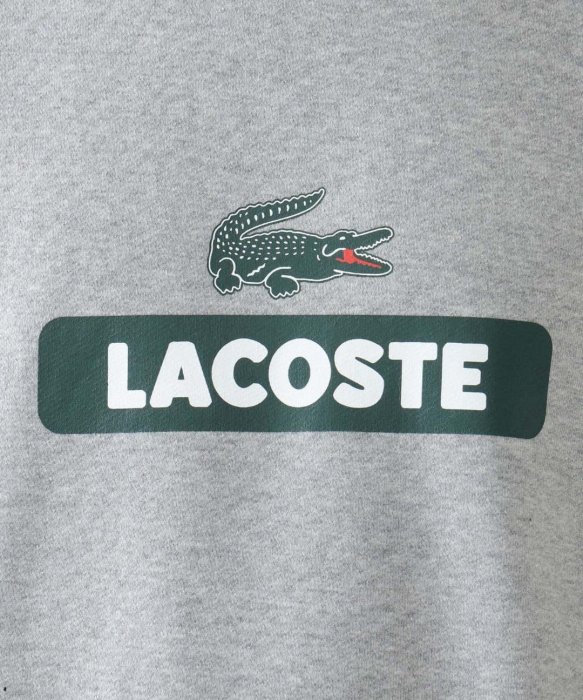 【レア品】LACOSTE × BEAMS / 別注 Logo Sweatグレー LACOSTE（ラコステ）の「LACOSTE × BEAMS / 別注 Logo Sweat