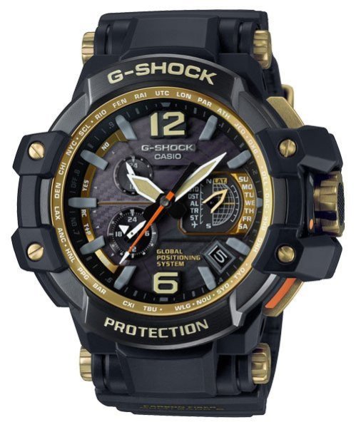 【金台鐘錶】CASIO卡西歐G-SHOCK (太陽能GPS電波) 第三代三大感應器 GPW-1000GB-1A