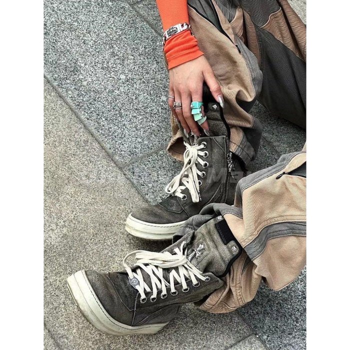 Rick Owens Geobasket Dunk Chrome Hearts Chrome Hearts Rick Owens