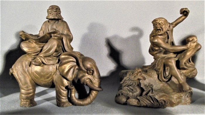 銅雕~ 十八羅漢(18件.大)《廉售免議.直購莫追.等降調升》 | Yahoo拍賣