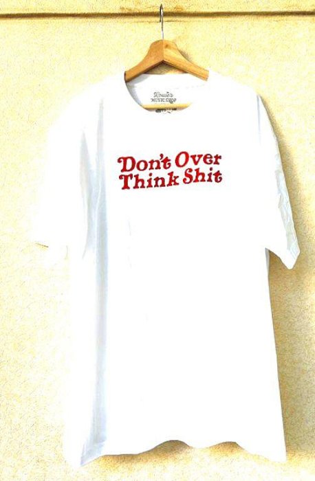 BLACK全新VERDY x LOUIE'S字體DONT OVER THINK SHIT大阪限定短T