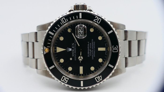 【美好時光】膏藥面黑水鬼1983年份ROLEX勞力士16800有保單綠牌 ( 1680 5513 16800 1665 參考)